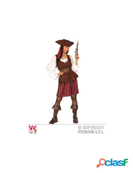 Piratessa (vestito con gilet, cintura, copristivali, fascia