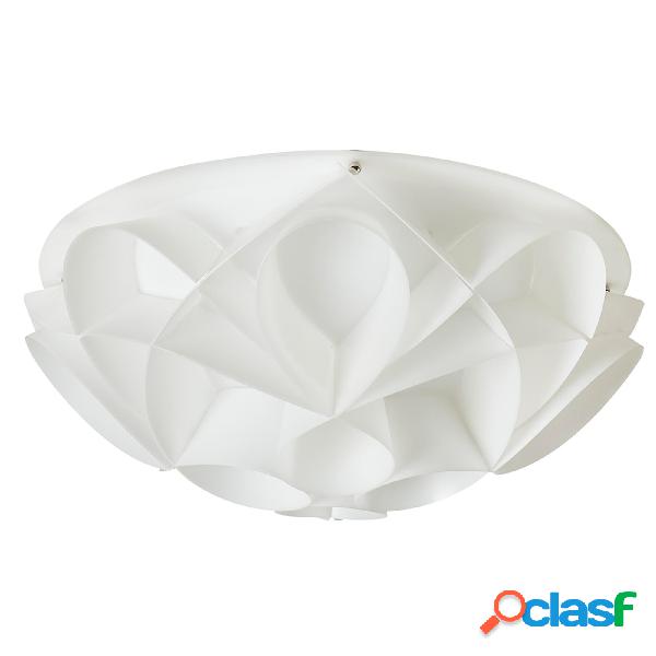Plafoniera 3 luci con calotta GEMMA Ø51xh20 cm bianco perla