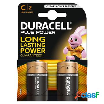 Plus power batteria monouso c alcalino 1,5v