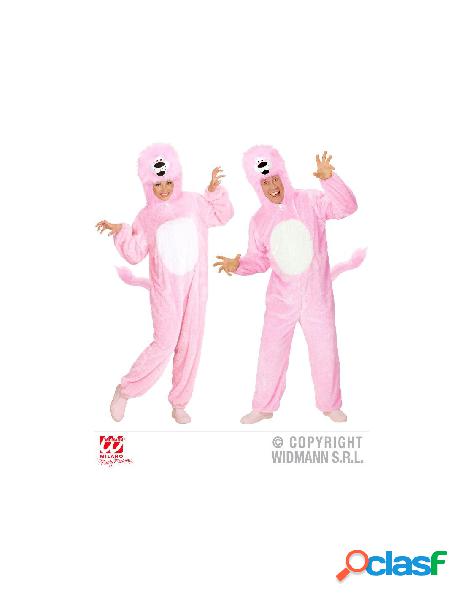 Plush pink lion (hooded jumpsuitwith mask)