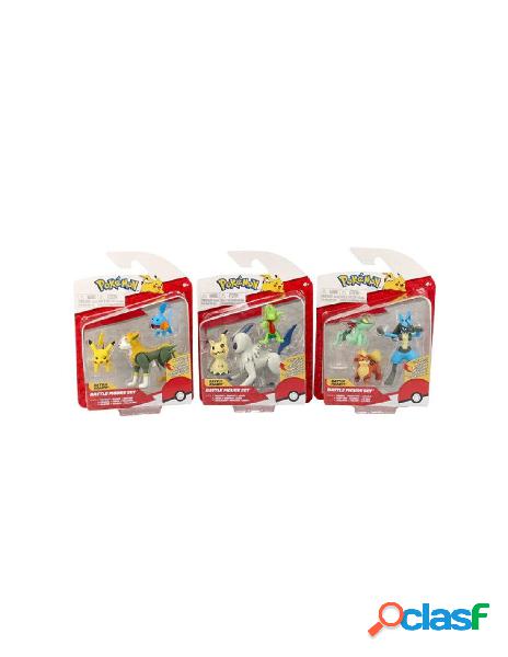 Pokemon battle figure set 3 personaggi (assortimento) 1