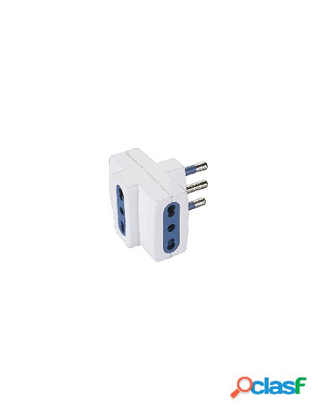Poly pool - adattatore triplo spina grande 16 a e 3 prese