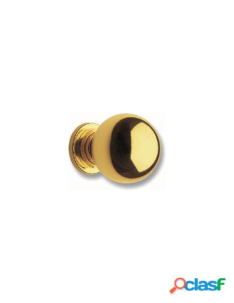 Pomolo porta ghidini 55990770501 sfera ottone lucido