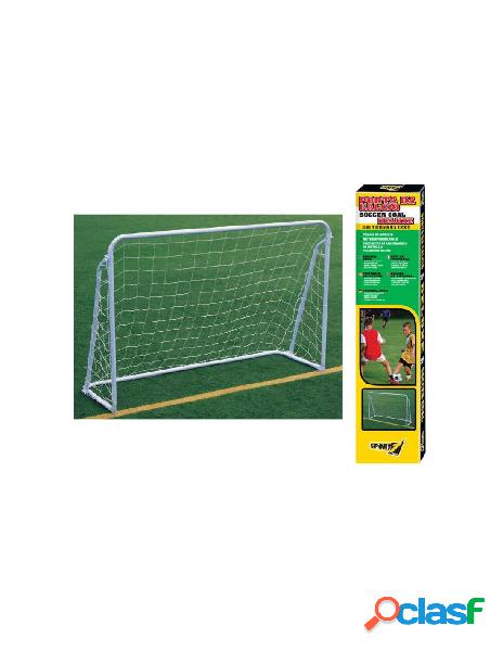 Porta calcio deluxe in metallo cm 180x60x120h