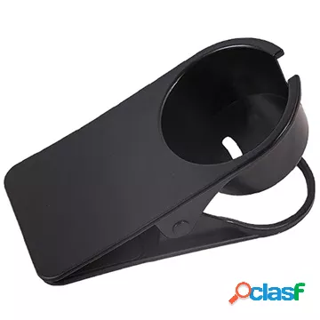 Portabicchieri da Tavolo Multifunzionale Clip-on - Nero