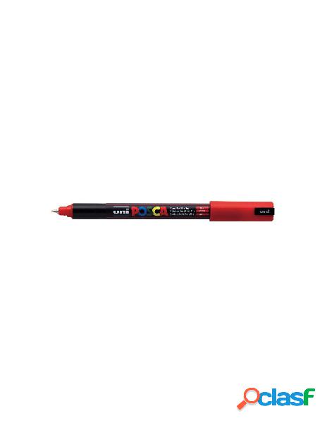 Poscapen rosso pennarello uniposca marker ultra fine 0,7 mm