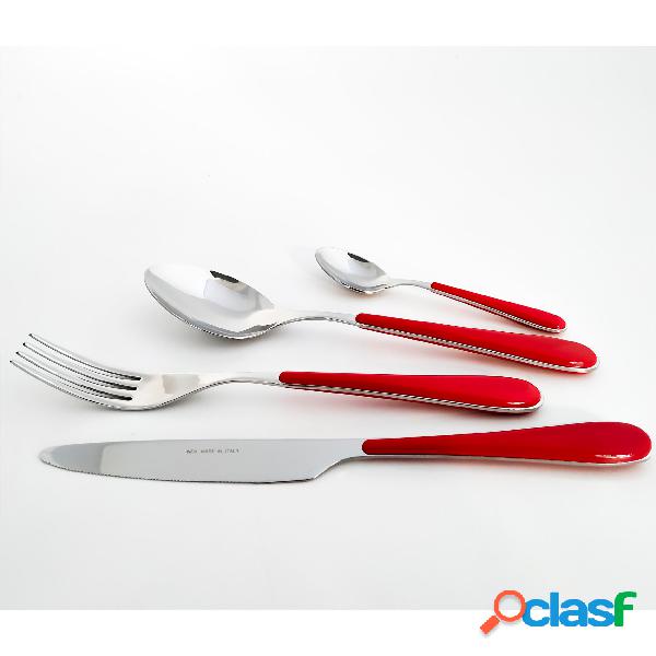 Posto tavola 24 Pezzi per 6 Persone SPRING in acciaio inox