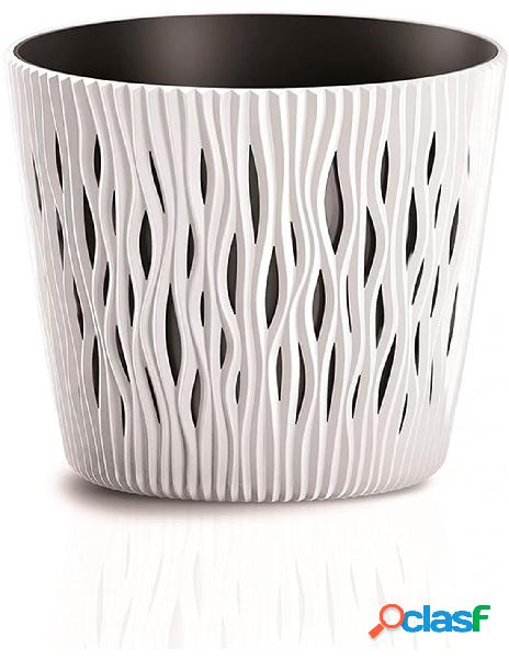 Prosperplast - vaso piante rotondo 2 in 1 con vaso in
