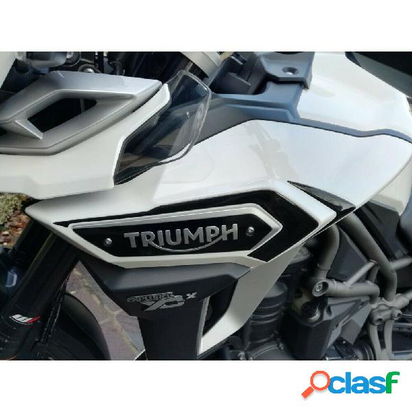 Protezioni laterali serbatoio adesivi 3d per moto triumph