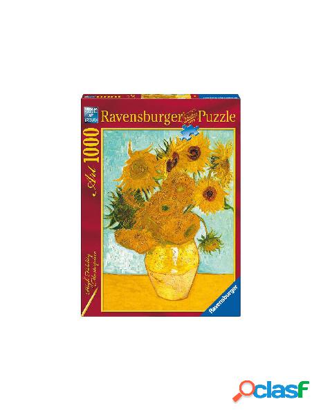 Puzzle 1000 pz - art collection van gogh vaso di girasoli