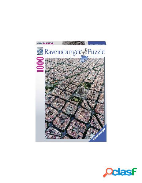 Puzzle 1000 pz - foto barcelona vista dallalto