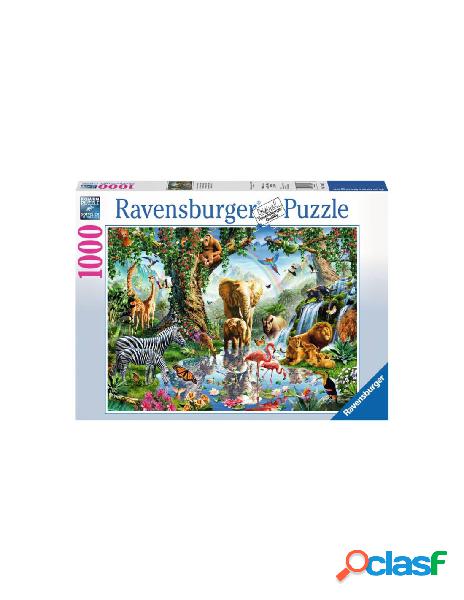 Puzzle 1000 pz - illustrati avventure nella giungla