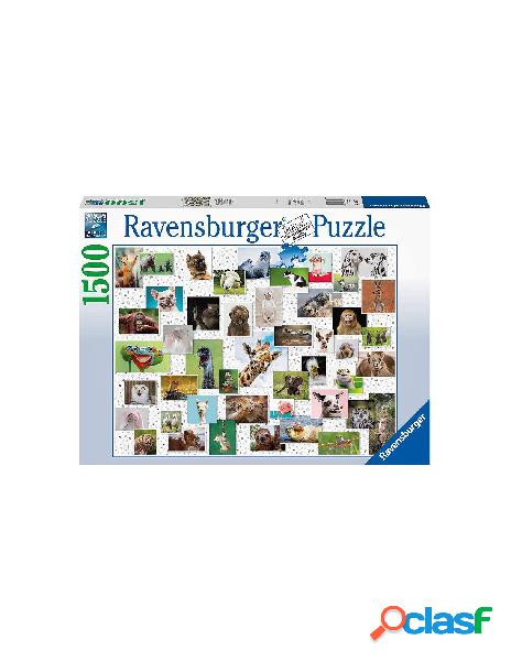 Puzzle 1500 pz collage di animali divertenti