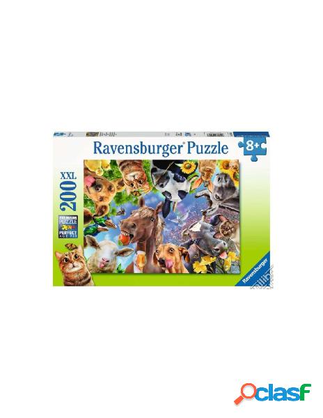 Puzzle 200 pz. xxl divertenti animali da fattoria