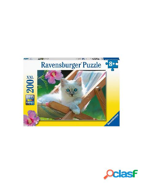 Puzzle 200 pz. xxl micio bianco