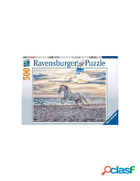 Puzzle 500 pz cavallo in spiaggia