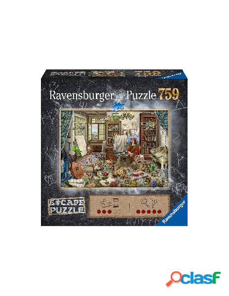 Puzzle 759 pz - escape the puzzle latelier dellartista (759
