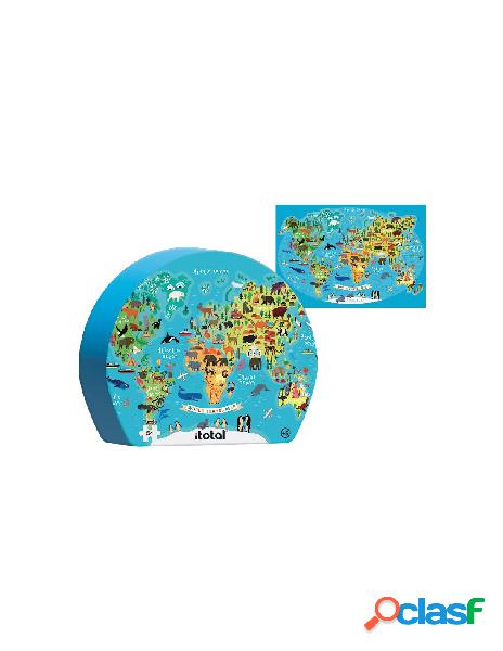 Puzzle anni 5+, 49 pezzi world travel map
