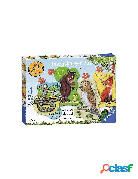 Puzzle shaped 4 in a box gruffalo