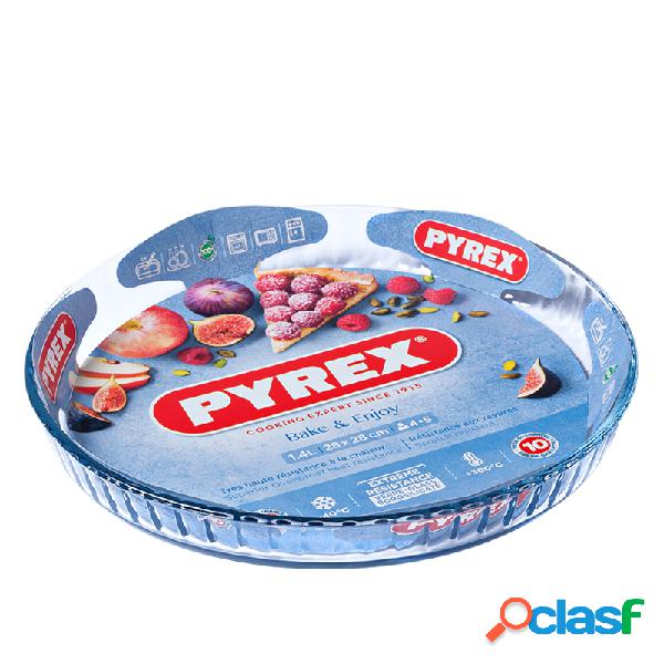 Pyrex Bake & Enjoy Stampo Crostata Rotondo 27 Cm In Vetro