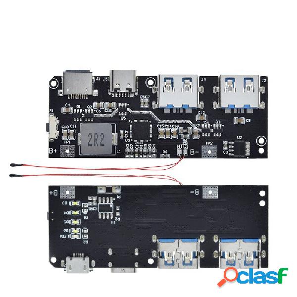 QC4.0 QC3.0 LED Dual USB 5V 4.5A 22.5W Micro/Type-C USB