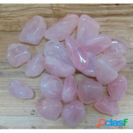 Quarzo rosa burattato medio minerali cristalloterapia pietra