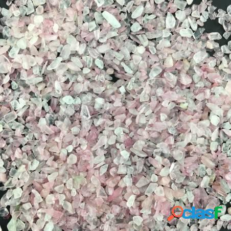 Quarzo rosa in granuli 100g burattati minerali