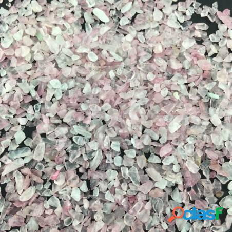 Quarzo rosa in granuli 50g burattati minerali