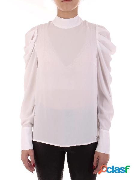 RELISH blusa con scollo profondo sulla schiena