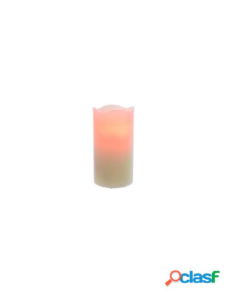 Red laser led candle in bo, colour: cream, size: 15cm-2l