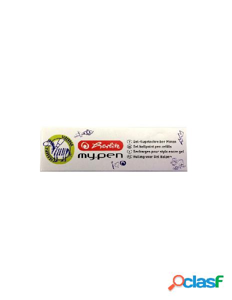 Refill penna gel colore blu