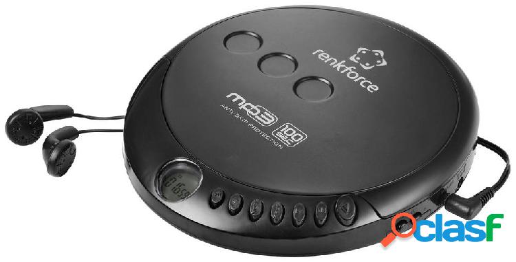 Renkforce RF-CDP-200 Lettore CD portatile CD, MP3 Nero