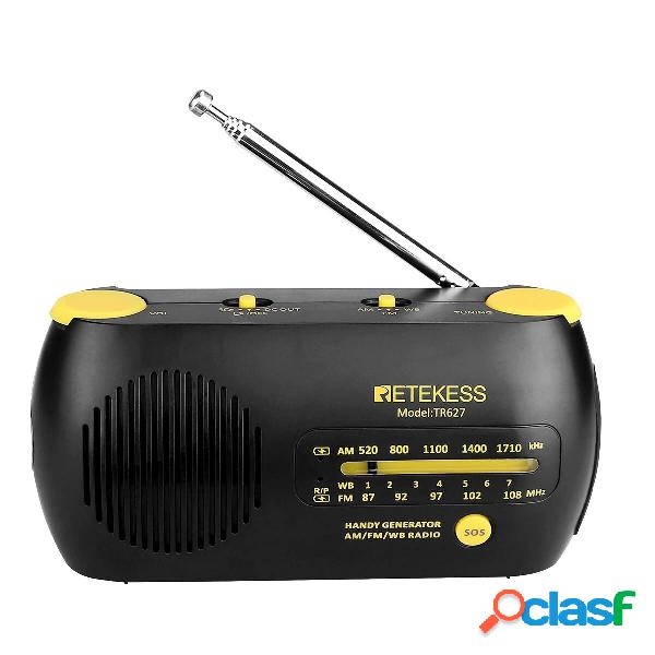 Retekes TR627 Radio Portatile Radio FM AM NOAA Meteo Radio