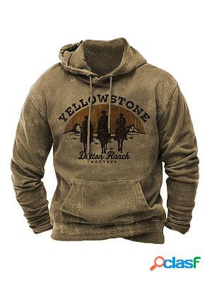 Riders Of Dutton Ranch Cowboy Mens Hoodie