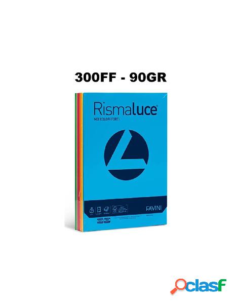 Risma luce promo 300 fogli 90 gr mix 5 colori forti a4