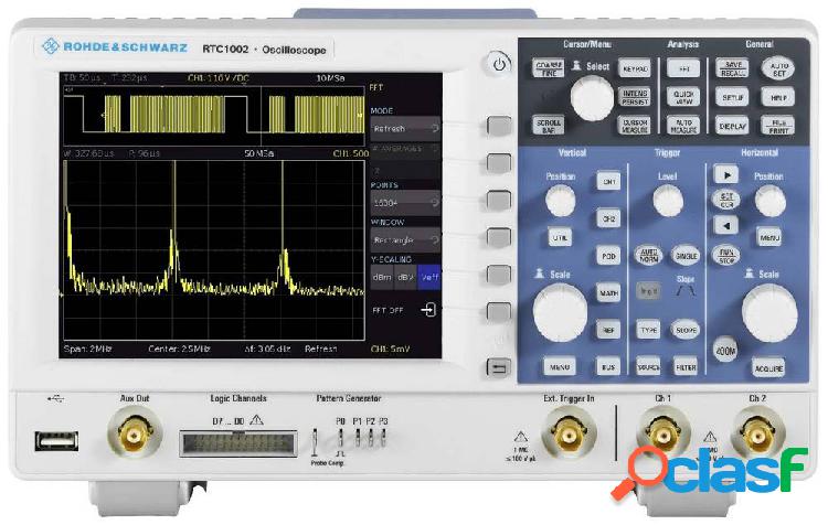 Rohde & Schwarz R&S® RTC-BNDL Oscilloscopio digitale 50 MHz