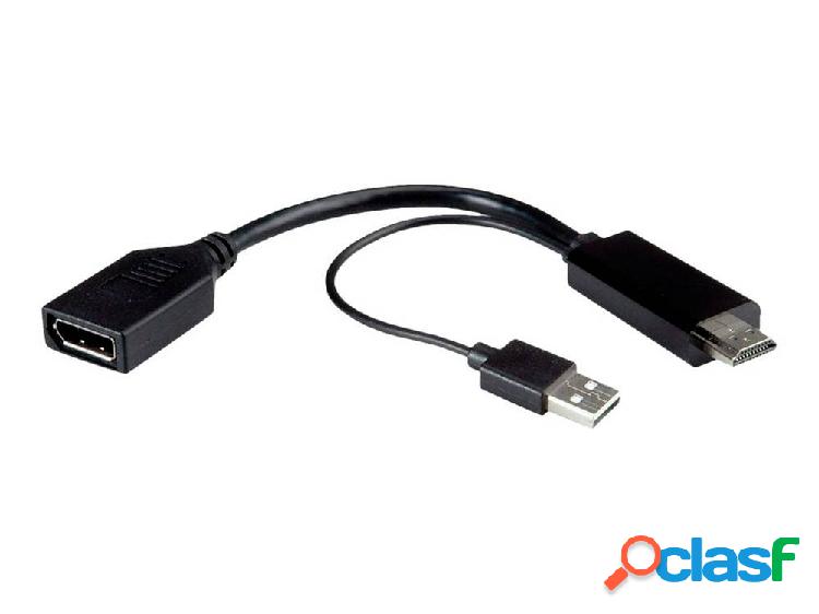 Roline 12.03.3147 DisplayPort / HDMI Adattatore [1x Presa