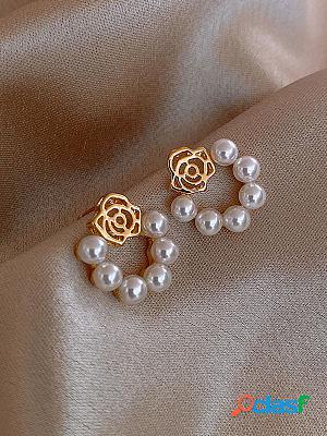 S925 Silver Needle Pearl Temperament Simple Earrings