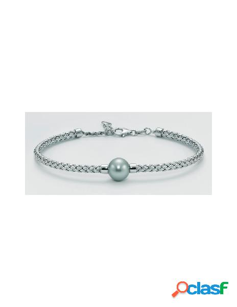 SALDI Bracciale MILUNA MIA Collection perle e argento 925 -