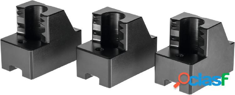 SCHUNK - Set di morsetti con graffe, 3 pezzi, per mandrini