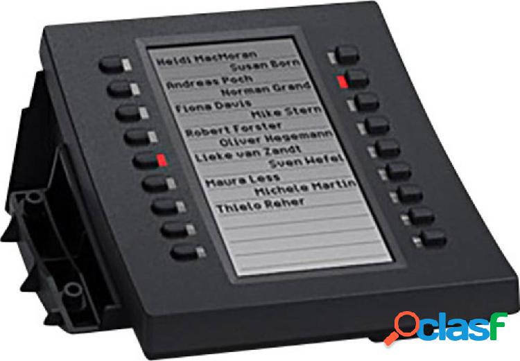 SNOM D3 Modulo di espansione per sistema telefonico Nero