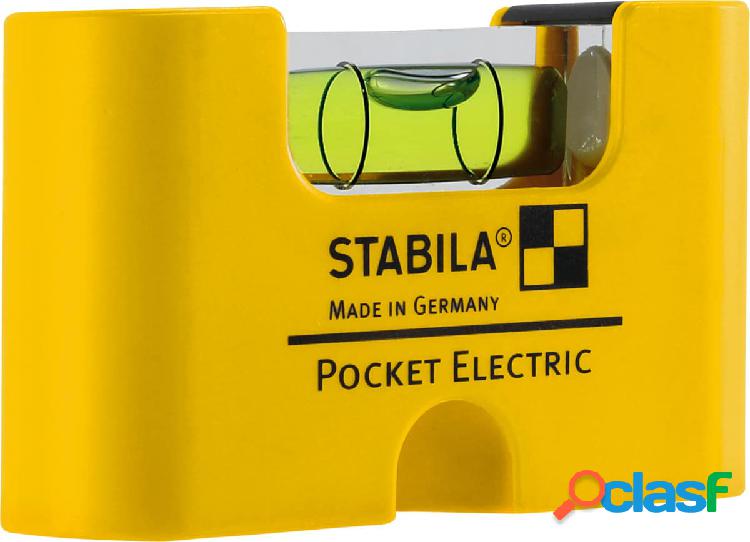 STABILA - Livella a bolla tascabile Electric, Lunghezza: 70