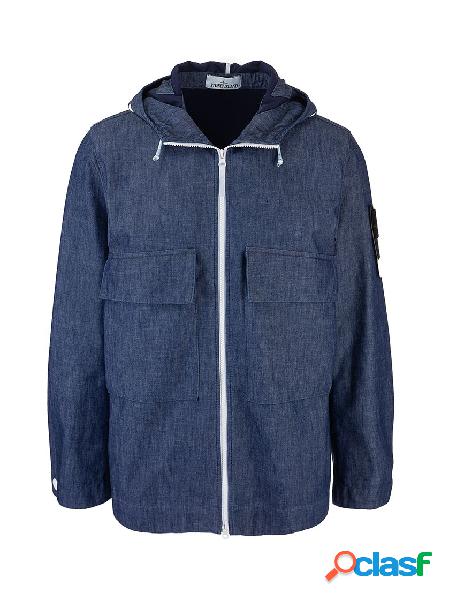 STONE ISLAND GIACCA OUTERWEAR UOMO 741543747WASH POLIESTERE