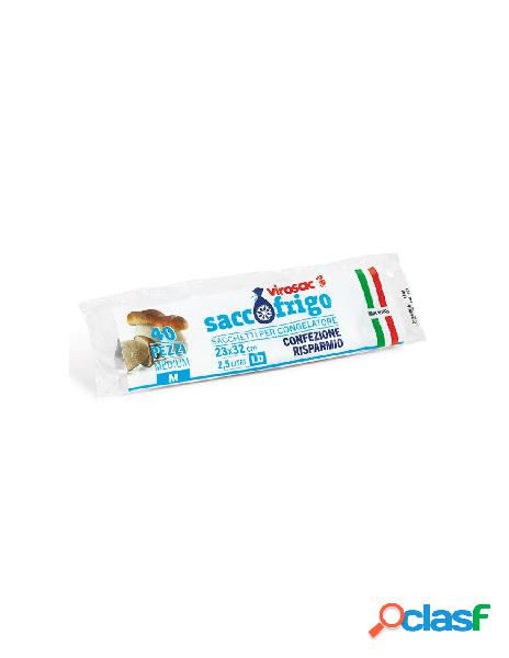 Sacco frigo - 23x32 cm - 2 lt - 40 pz - neutro - ldpe -