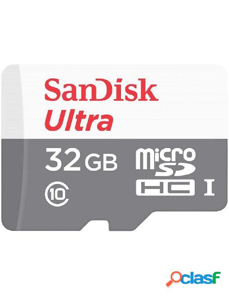 Sandisk - sandisk ultra microsdhc 32gb + sd adapter 100mb/s