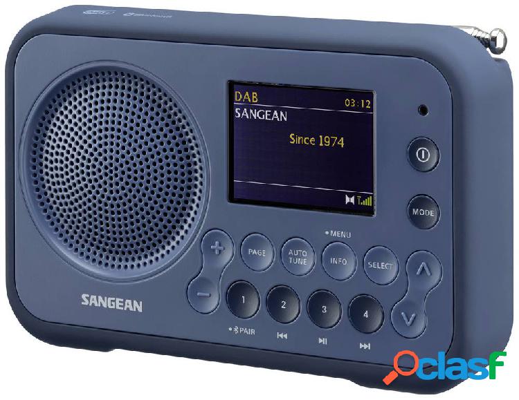 Sangean DPR-76BT Radio tascabile DAB+, FM AUX, Bluetooth,