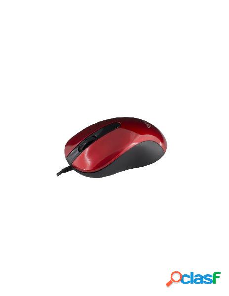 Sbox - mouse ottico 3d usb 1000dpi m-901 rosso