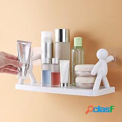 Scaffale da bagno senza fori per doccia portaoggetti per