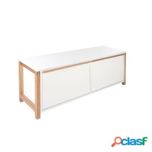 Scarpiera Northgate 2 ante in legno ingegnerizzato e solido,