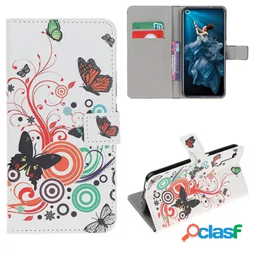 Serie Style Huawei Nova 5T, Custodia Portafoglio Honor